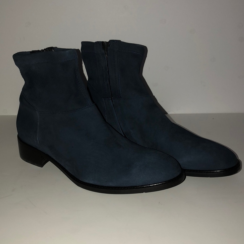 Sesto Meucci Blue Suede Ankle Boot